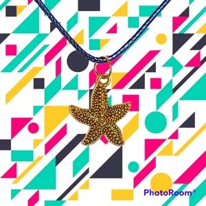 Starfish charm necklace